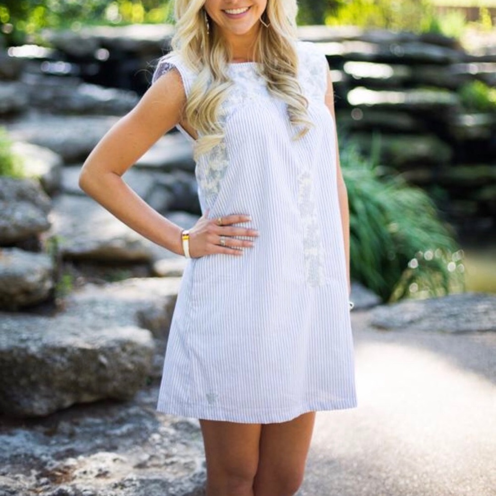 Embroidered Olivia Dress J Marie Collections